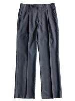 AURALEE men'sWOOL TROPICAL SLACKS (TOP CHARCOAL)