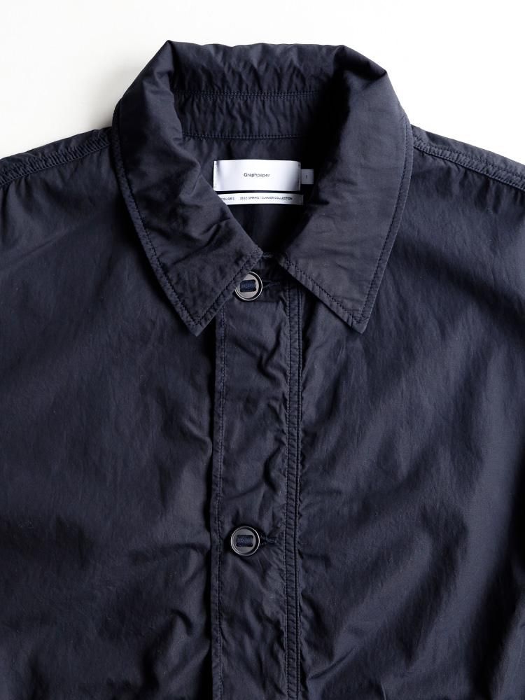 【Graphpaper】GARMENT DYED POPLIN FIELD COAT (NAVY) - TROUPE ONLINE SHOP -  COMOLI AURALEE Graphpaper NEAT Hender Scheme 通販