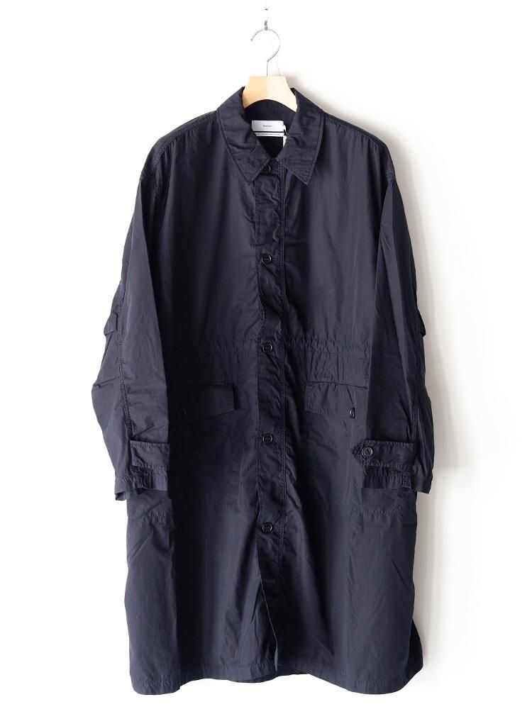 Graphpaper◇20SS Garment Dyed Poplin Coat/2/コットン/グレー/GM201 