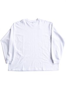 【Graphpaper】L/S OVERSIZE TEE (WHITE)