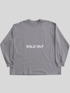 Graphpaper / L/S OVERSIZE TEE (GRAY)