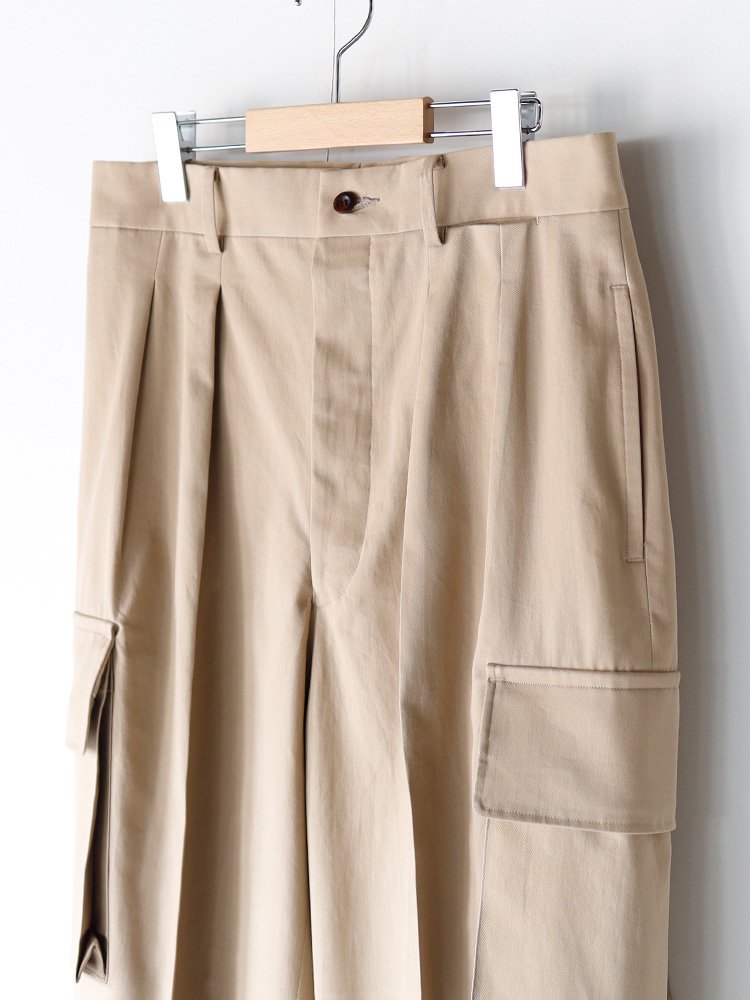 【HERILL】EGYPTIAN COTTON CARGO PANTS (BEIGE) - TROUPE ONLINE SHOP - COMOLI  AURALEE Graphpaper NEAT Hender Scheme 通販