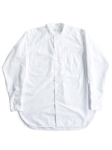 【HERILL】SUVIN STAND COLLAR SHIRTS (WHITE)