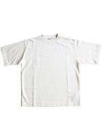AURALEE men'sSUPER HIGH GAUGE NAPPED SWEAT TEE (IVORY)