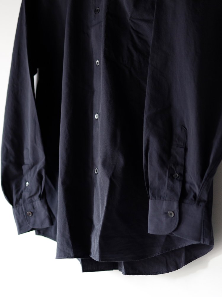 COMOLI】コモリシャツ (NAVY) - TROUPE ONLINE SHOP - COMOLI AURALEE