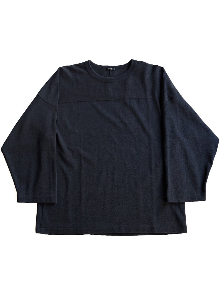 comoli 22aw フットボールTシャツ Fade Black size1 - Tシャツ 