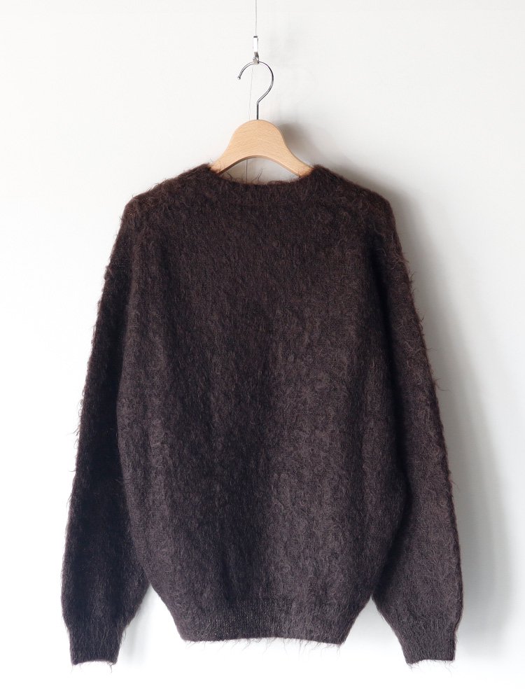 【AURALEE women's】BRUSHED SUPER KID MOHAIR KNIT P/O