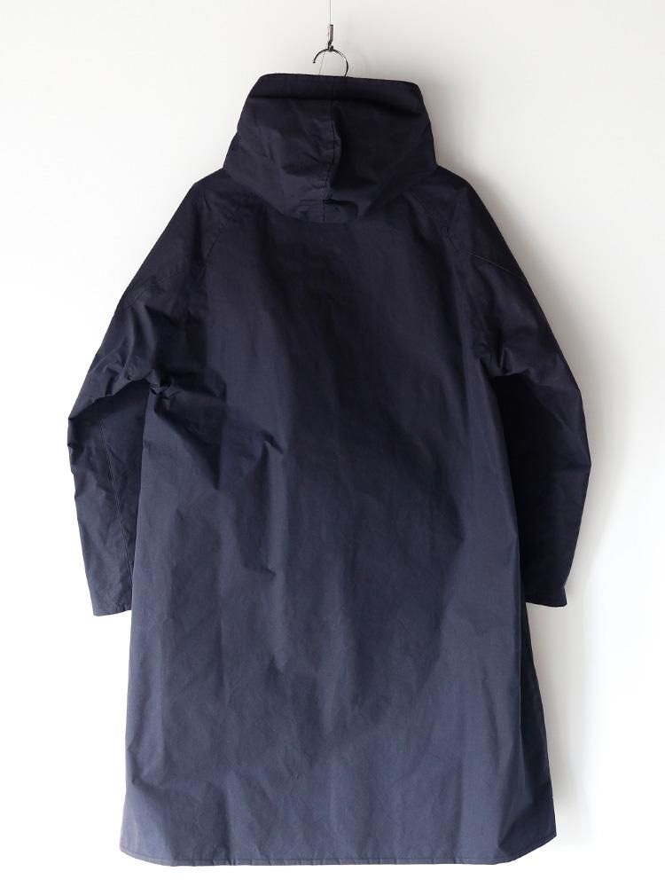 COMOLI / コットンフーデッドコート (NAVY) - TROUPE ONLINE