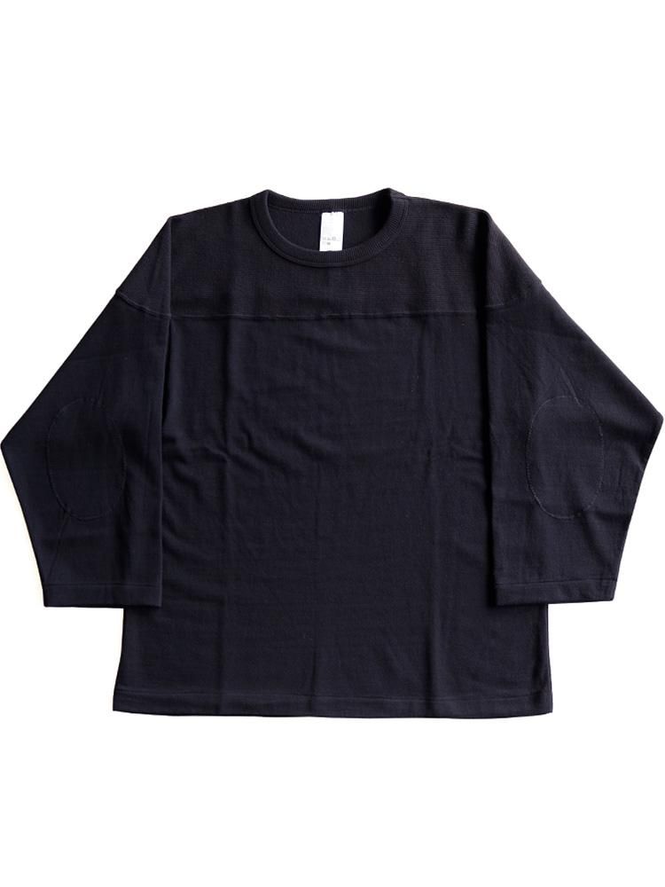 COMOLI】ウールフットボールTシャツ (NAVY) - TROUPE ONLINE SHOP