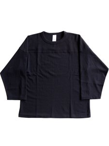 【COMOLI】ウールフットボールTシャツ (NAVY)
