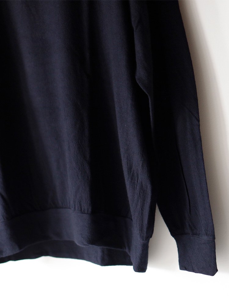 COMOLI】ウール天竺長袖クルー (NAVY) - TROUPE ONLINE SHOP - COMOLI