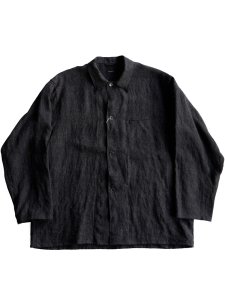 【COMOLI】リネンドットシャツジャケット (DOT)