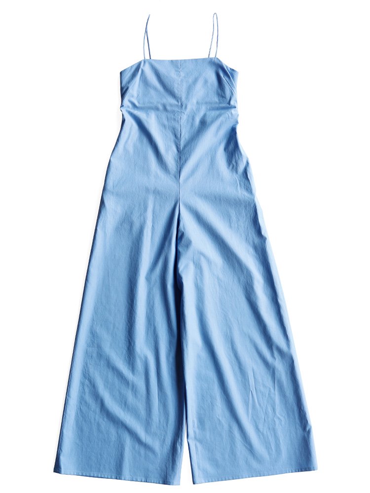 AURALEE women's】WASHED FINX TWILL JUMPSUIT (BLUE) - TROUPE ONLINE