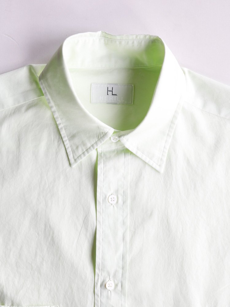 HERILL/Suvin Work Shirt/サイズ3/LIGHT GRAY