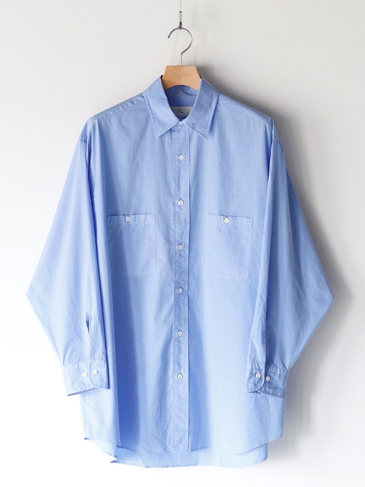 HERILL / SUVIN WORK SHIRTS (SAX) - TROUPE ONLINE SHOP - COMOLI 