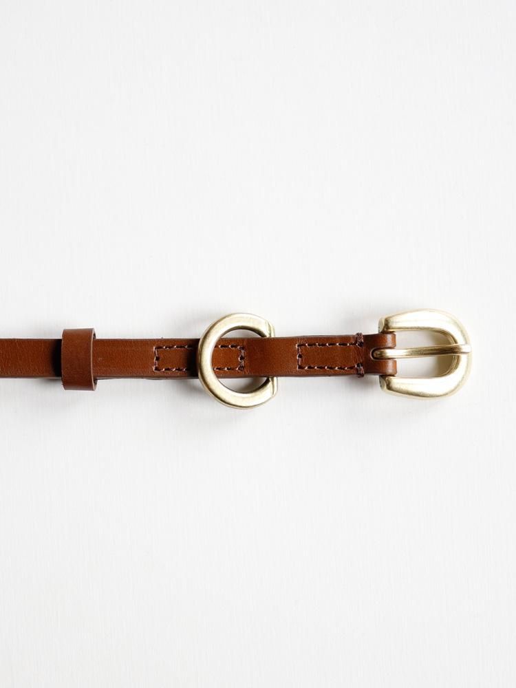 【AURALEE】LEATHER NARROW BELT (BROWN) - TROUPE ONLINE SHOP - COMOLI AURALEE  Graphpaper NEAT Hender Scheme 通販