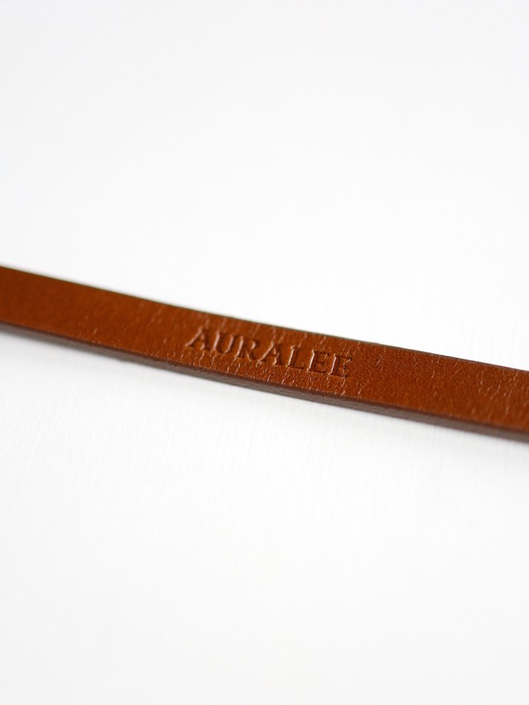 AURALEE / LEATHER NARROW BELT - 23AW旧価格品 (BROWN) - TROUPE ONLINE SHOP -  COMOLI AURALEE Graphpaper NEAT Hender Scheme 通販