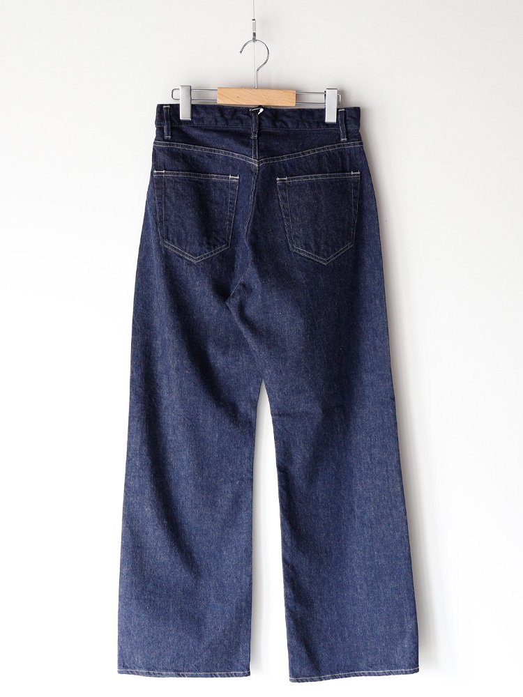 AURALEE women's】SELVEDGE LIGHT DENIM PANTS (INDIGO) - TROUPE