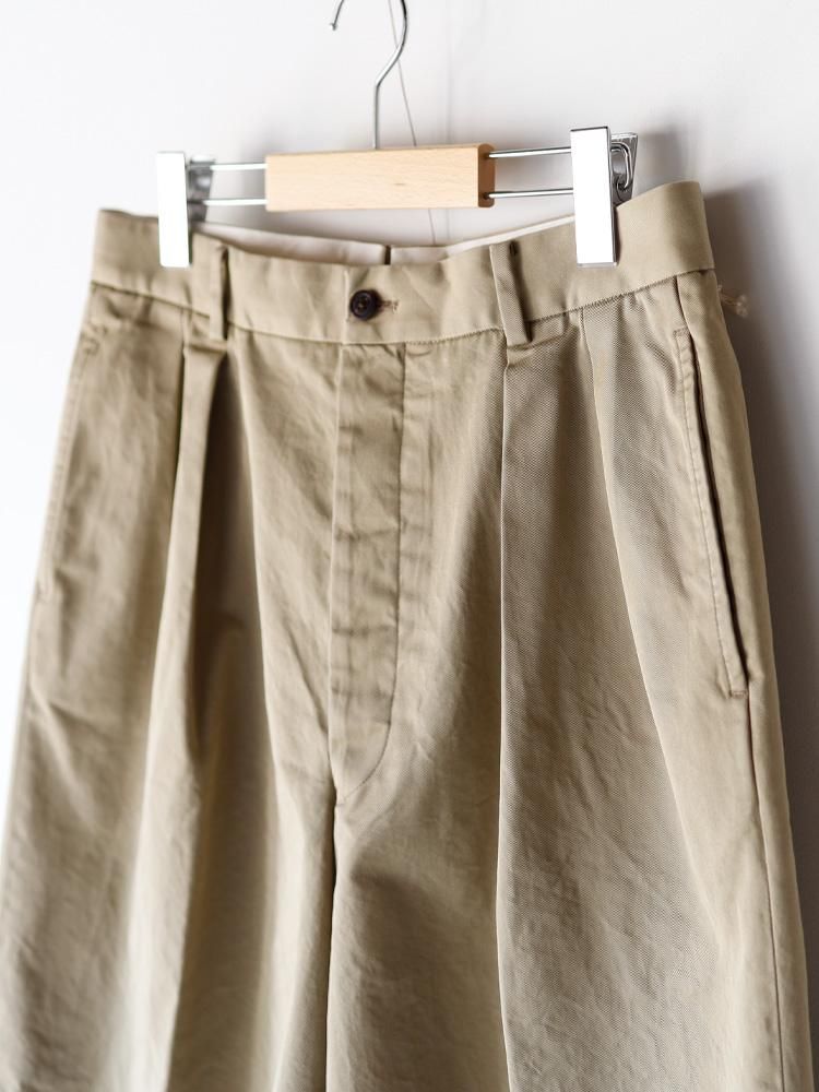 NEAT / NEAT CHINO SHORTS (BEIGE) - TROUPE ONLINE SHOP
