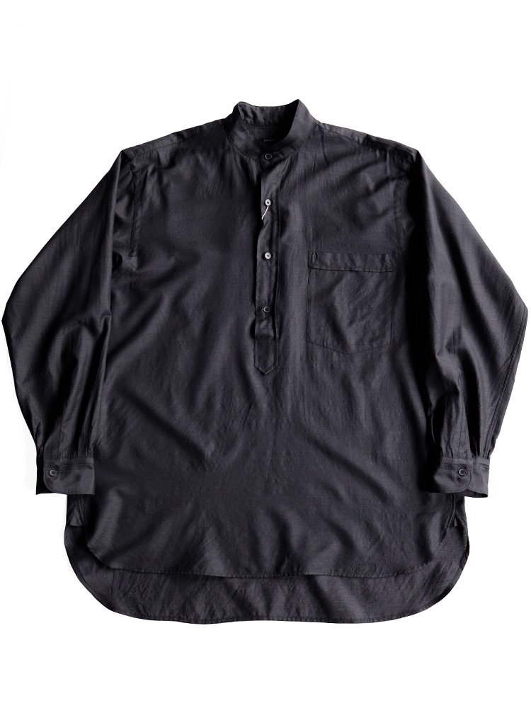 【COMOLI】ウールシルクプルオーバーシャツ（CHARCOAL） - TROUPE ONLINE SHOP - COMOLI AURALEE  Graphpaper NEAT Hender Scheme 通販