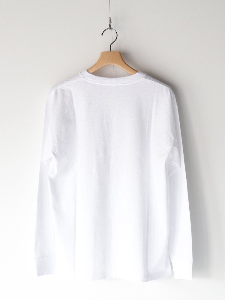 COMOLI / 空紡天竺長袖Tシャツ (WHITE) - TROUPE ONLINE SHOP - COMOLI 