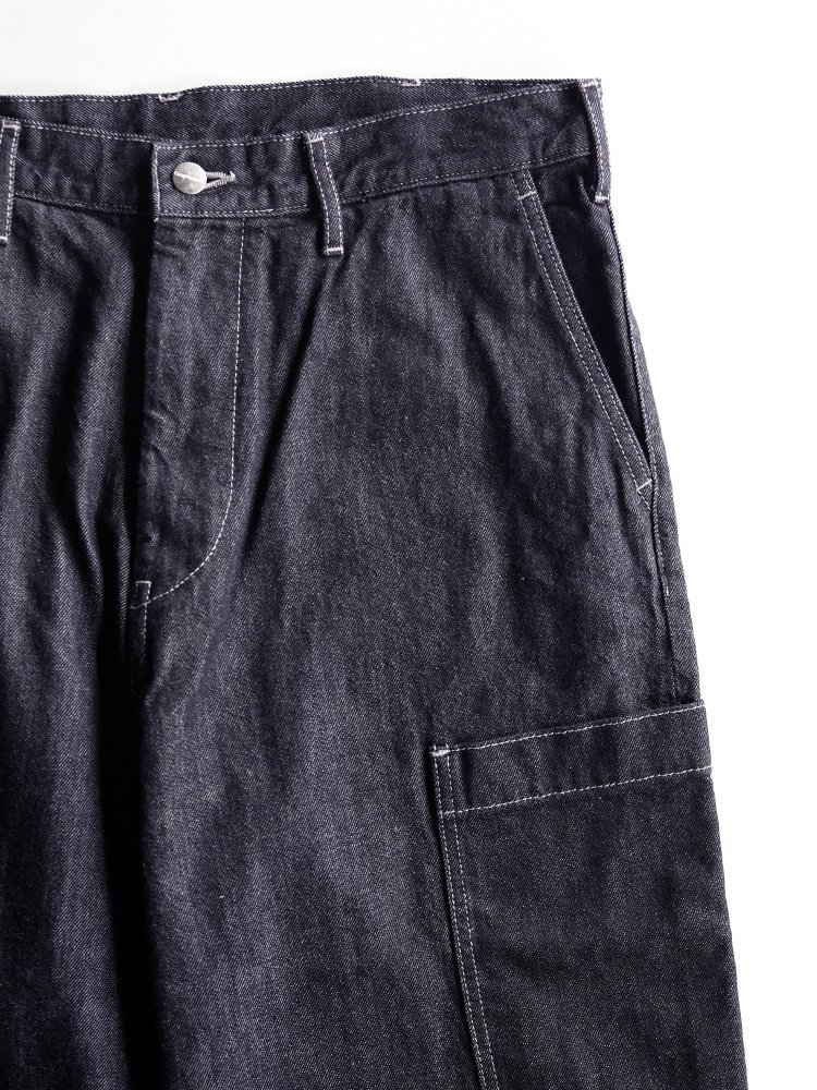 Graphpaper / COLORFAST DENIM CARGO PANTS (NAVY) - TROUPE ONLINE