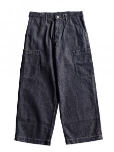 Graphpaper / COLORFAST DENIM CARGO PANTS (NAVY)