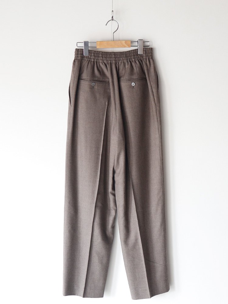 AURALEE women's / SUPER LIGHT WOOL EASY SLACKS (TOP BROWN) - TROUPE ONLINE  SHOP - COMOLI AURALEE Graphpaper NEAT Hender Scheme 通販