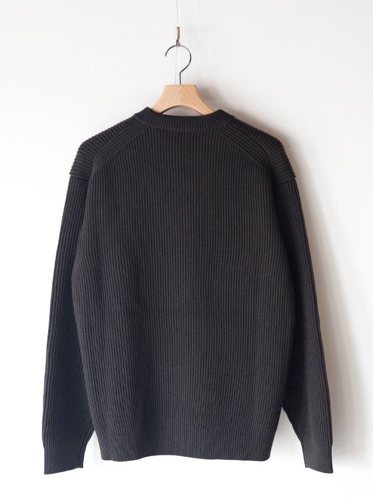 Auralee | French Merino Rib Knit Pullover