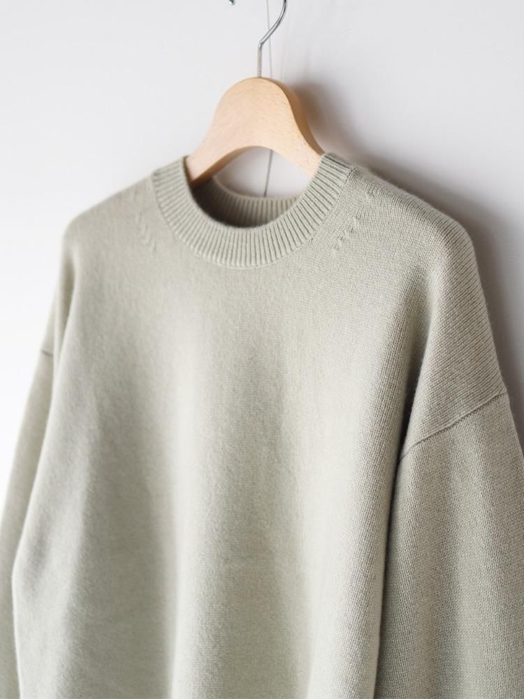 AURALEE women's / BABY CASHMERE KNIT P/O (TOP LIGHT KHAKI) - TROUPE ONLINE  SHOP - COMOLI AURALEE Graphpaper NEAT Hender Scheme 通販