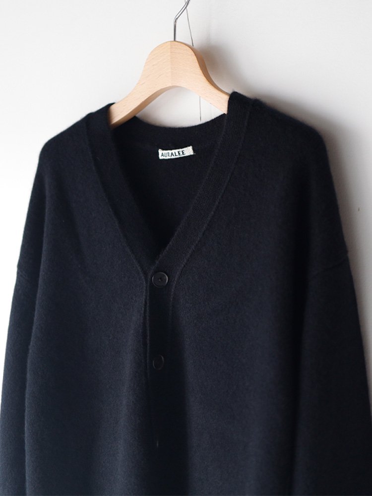 AURALEE women's / BABY CASHMERE KNIT CARDIGAN (TOP BLACK) - TROUPE ONLINE  SHOP - COMOLI AURALEE Graphpaper NEAT Hender Scheme 通販