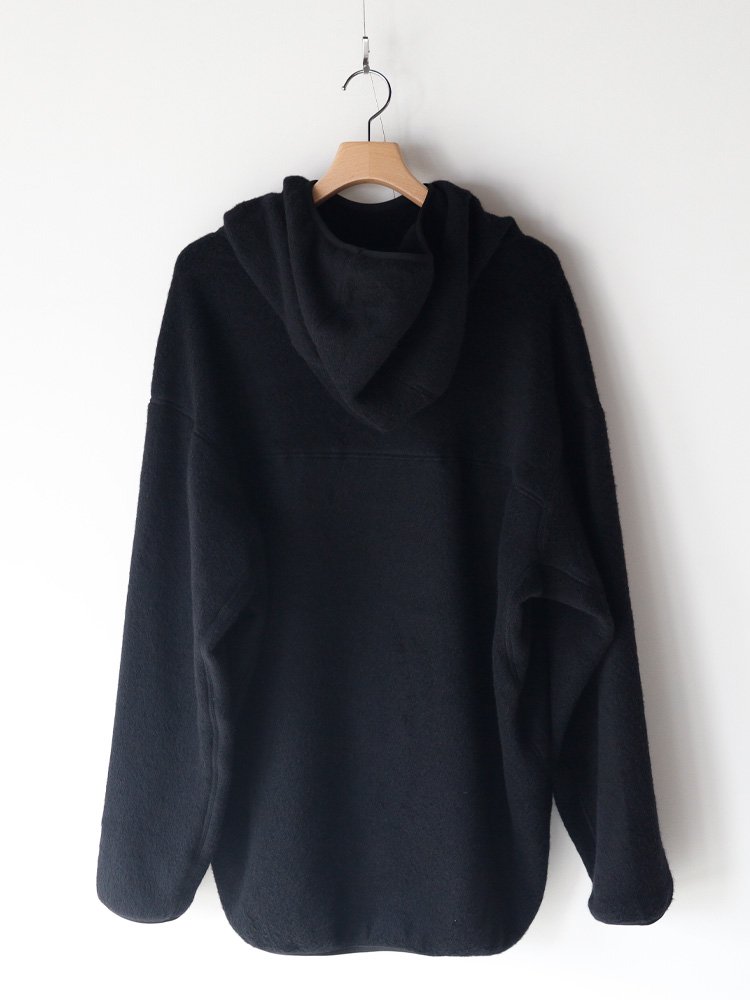 Graphpaper / WOOL FLEECE HOODIE (BLACK) - TROUPE ONLINE SHOP - COMOLI  AURALEE Graphpaper NEAT Hender Scheme 通販