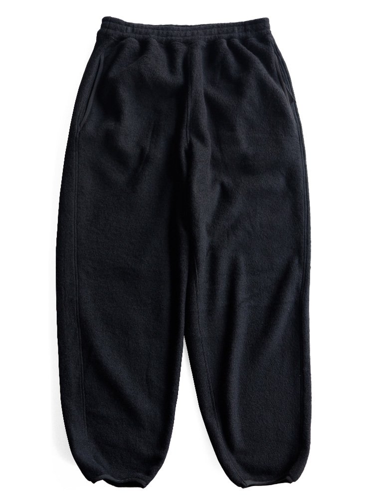 Graphpaper / WOOL FLEECE PANTS (BLACK) - TROUPE ONLINE SHOP