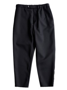 Graphpaper / SCALE OFF WOOL CHEF PANTS (BLACK)