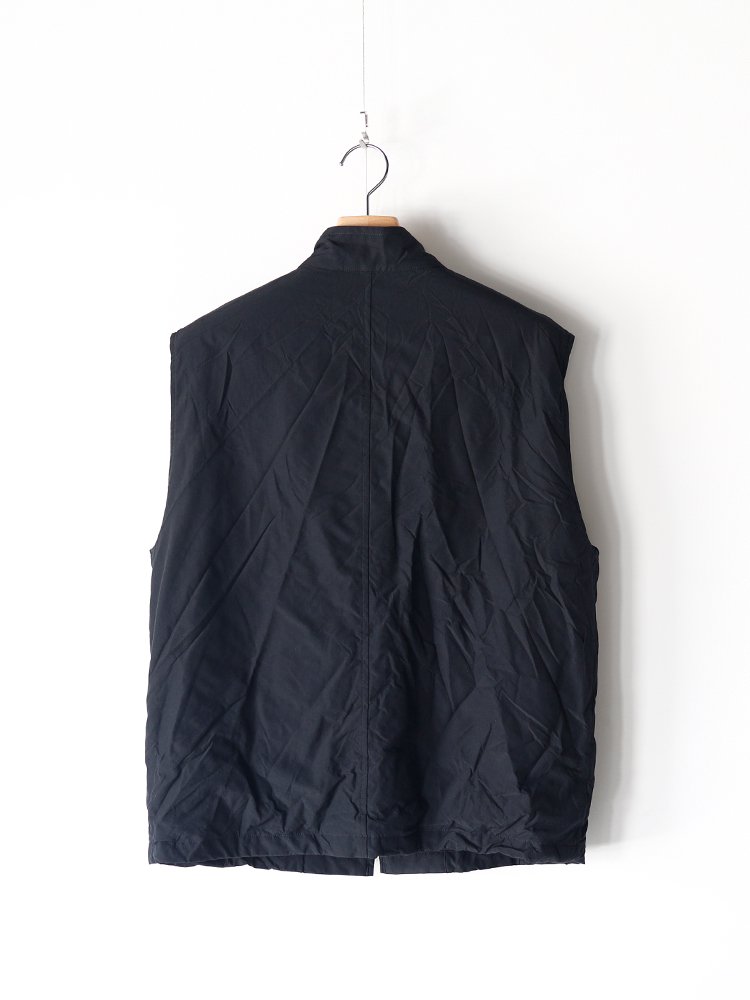 AURALEE HIGH COUNT WOOL POPLIN VEST - トップス