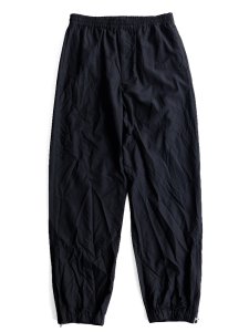 AURALEE men's / HIGH COUNT WOOL POPLIN PANTS (BLACK)