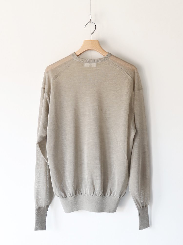 HERILL / RAMIE HIGH GAUGE CREW NECK (BEIGE) - TROUPE ONLINE SHOP ...