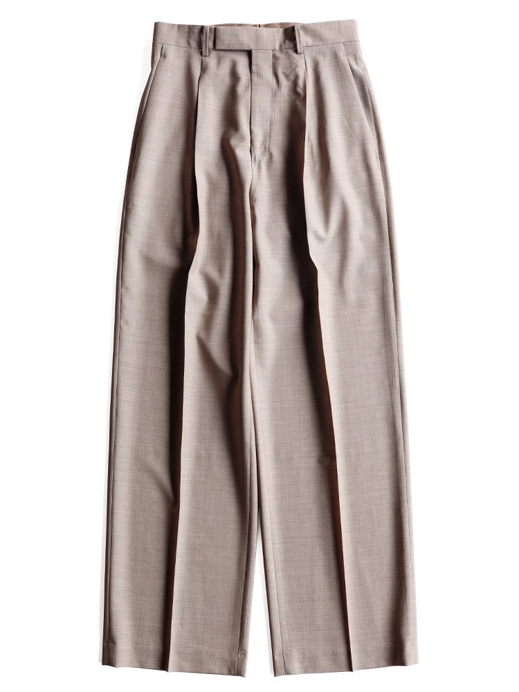 AURALEE women's / SUPER FINE TROPICAL WOOL SLACKS (TOP GRAY BEIGE) - TROUPE  ONLINE SHOP - COMOLI AURALEE Graphpaper NEAT Hender Scheme 通販