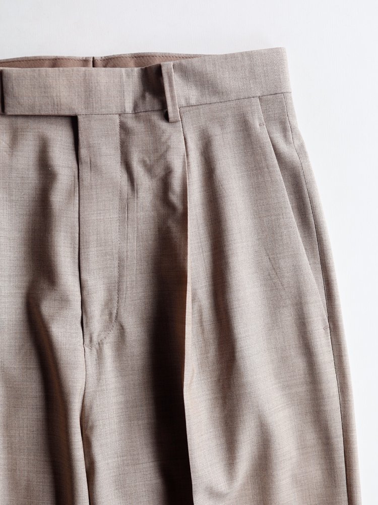 AURALEE women's / SUPER FINE TROPICAL WOOL SLACKS (TOP GRAY BEIGE) - TROUPE  ONLINE SHOP - COMOLI AURALEE Graphpaper NEAT Hender Scheme 通販