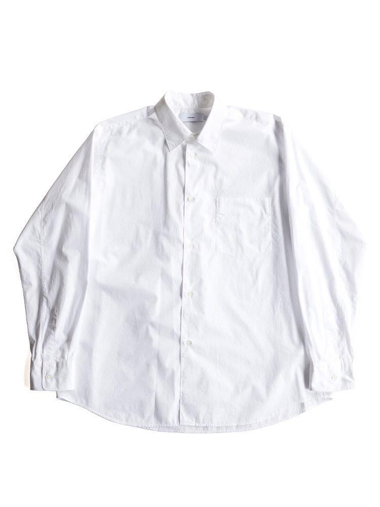 美品 graphpaper fresh service comoliオーラリー Graphpaper / BROAD REGULAR COLLAR SHIRT (WHITE) - TROUPE
