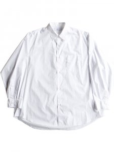 Graphpaper / BROAD L/S OVERSIZED REGULAR COLLAR SHIRT (WHITE)