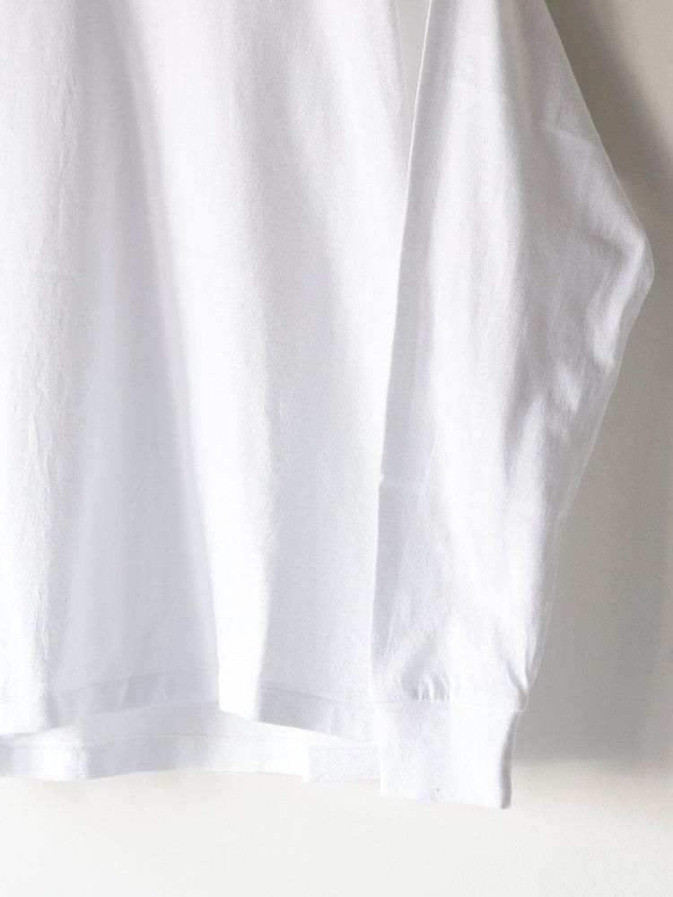 COMOLI / コットンジャージ長袖Tシャツ - 24AW (WHITE) - TROUPE