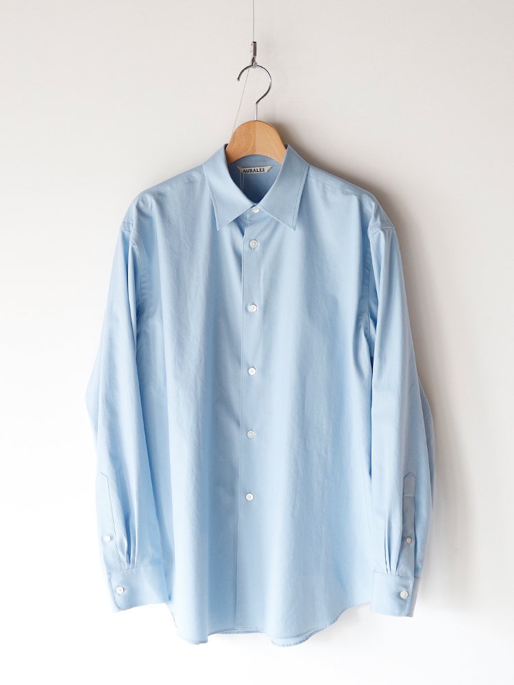 AURALEE women's / WASHED FINX TWILL SHIRTS - 24SS(SAX BLUE) - TROUPE ONLINE  SHOP - COMOLI AURALEE Graphpaper NEAT Hender Scheme 通販