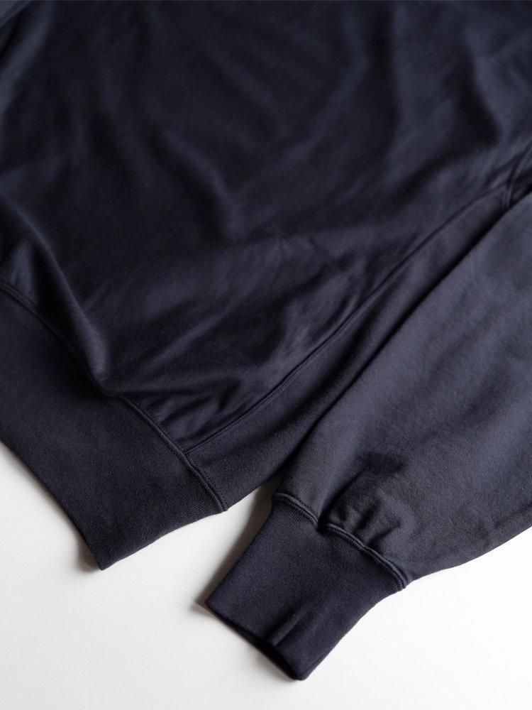 AURALEE women's / ELASTIC HIGH GAUGE SWEAT P/O - 24SS (INK