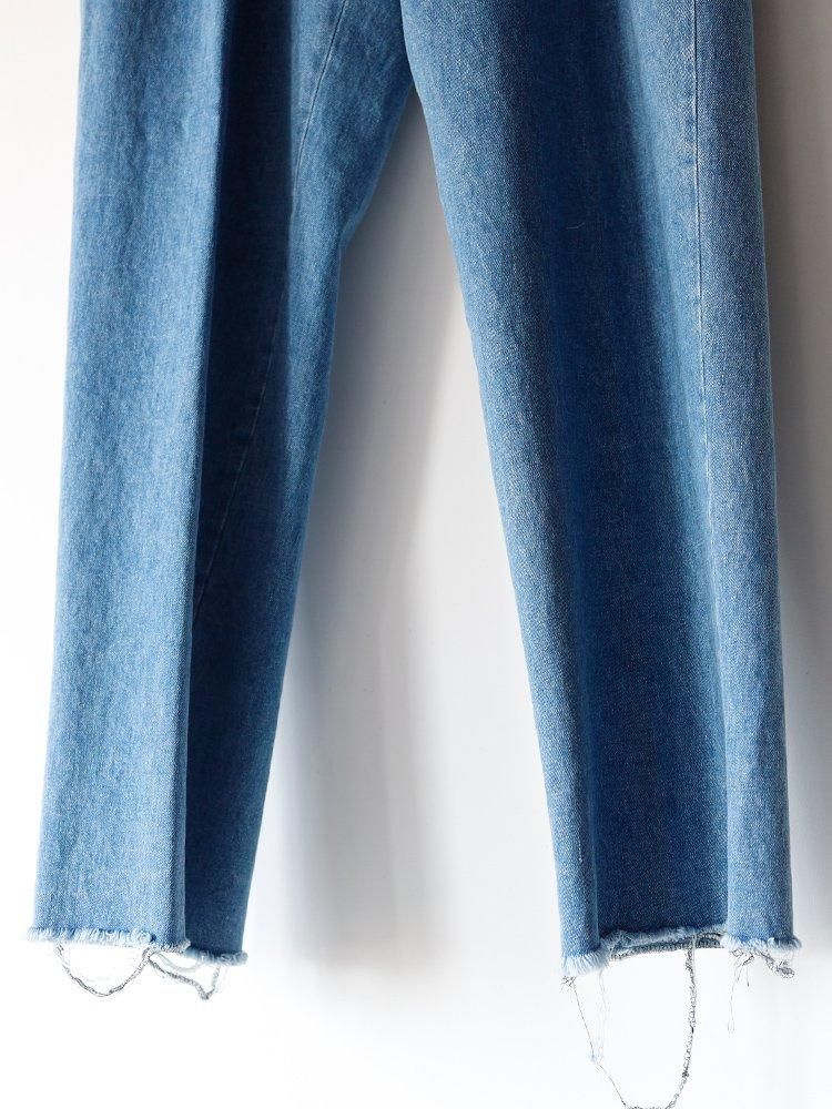NEAT / SEAISLAND COTTON DENIM NEAT CHINO (BLUE) - TROUPE NEAT / SEAISLAND COTTON DENIM NEAT CHINO (BLUE) - TROUPE