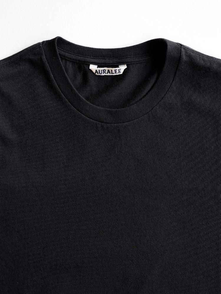 AURALEE women's / SEAMLESS CREW NECK TEE - 旧価格品 (BLACK