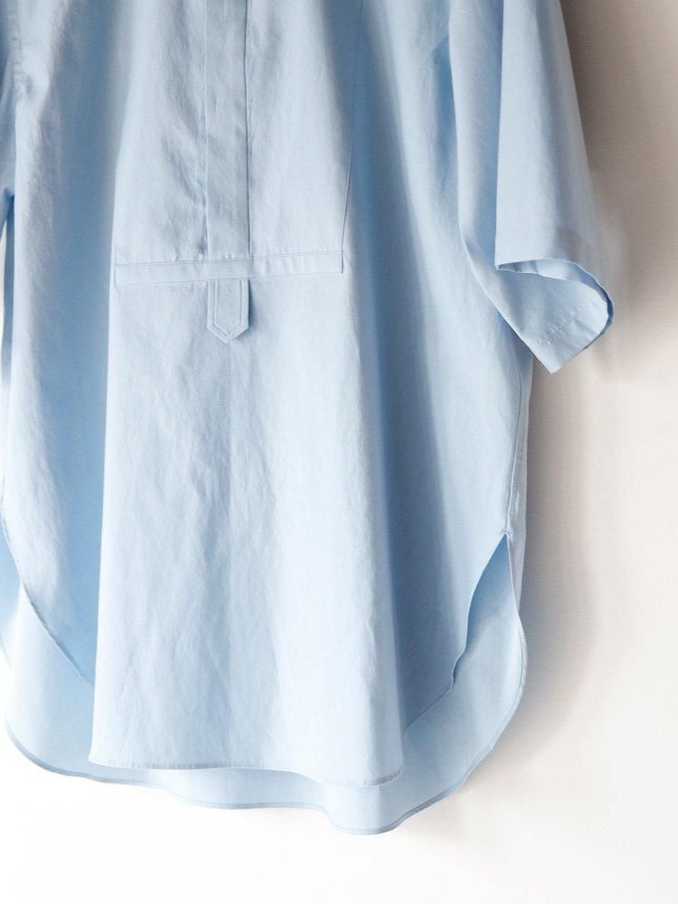 AURALEE women's / WASHED FINX TWILL HALF SLEEVED P/O SHIRT