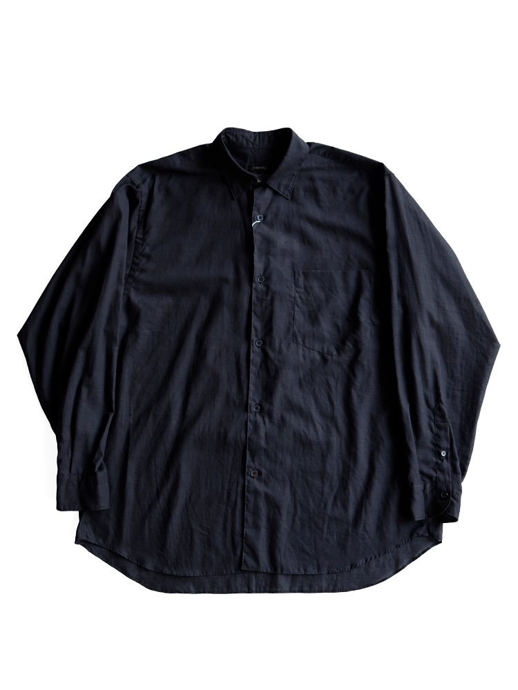 COMOLI / KHADIコットンコモリシャツ (BLACK) - TROUPE ONLINE SHOP - COMOLI AURALEE  Graphpaper NEAT Hender Scheme 通販