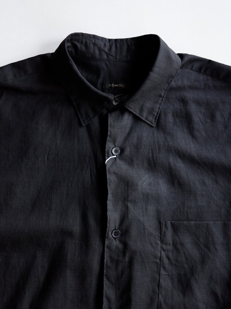 COMOLI / KHADIコットンコモリシャツ (BLACK) - TROUPE ONLINE SHOP - COMOLI AURALEE  Graphpaper NEAT Hender Scheme 通販