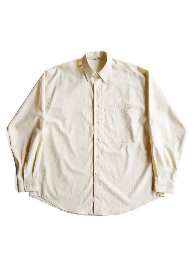 AURALEE men's / WASHED FINX TWILL BIG SHIRTS (LIGHT BEIGE) - TROUPE ONLINE  SHOP - COMOLI AURALEE Graphpaper NEAT Hender Scheme 通販